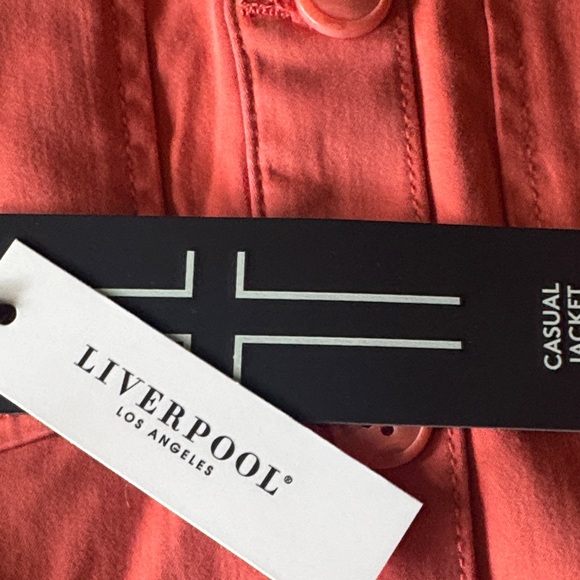 Liverpool Peplum Hem Trucker Jacket - Picture 2 of 8